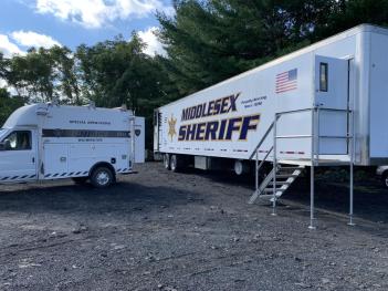 Middlesex Sheriff's Office Mobile Training Center in Wilmington, Massachusetts.